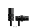 SP-Cables 01.B — Straight/Angled XLR Microphone Cable