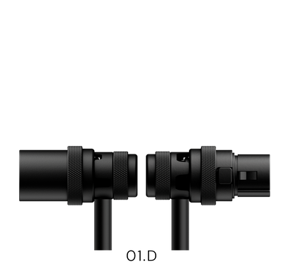 SP-Cables 01.D — Angled/Angled XLR Microphone Cable
